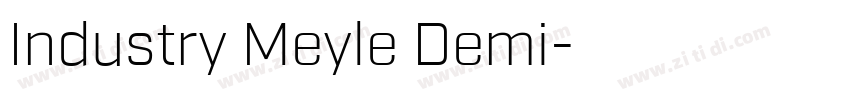 Industry Meyle Demi字体转换